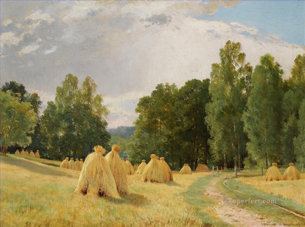 PAJES PREOBRAZHENSKOE paisaje clásico Ivan Ivanovich árboles Pintura al óleo